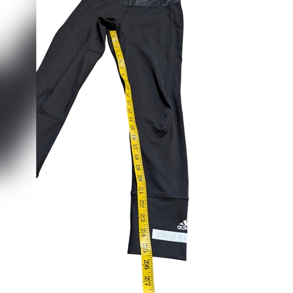 Adidas Stella McCartney Black Leggings Small Classic Gym Workout Athleisure - Picture 7 of 7